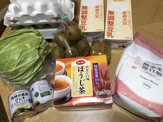 2025年5月26日配達分のパルシステムレビュー。卵・豆乳・石けんなどリピート品9点紹介